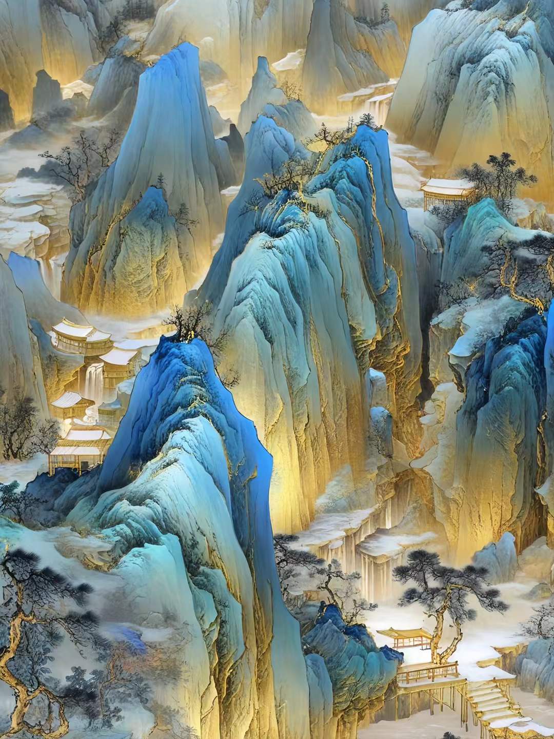 Chinese landscape artwork